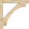 Ekena Millwork Legacy Block Rough Sawn Bracket w/ Offset Brace, Douglas Fir, 6"W x 42"D x 42"H BKT0604X42X42LEC05RDF - alternate 3